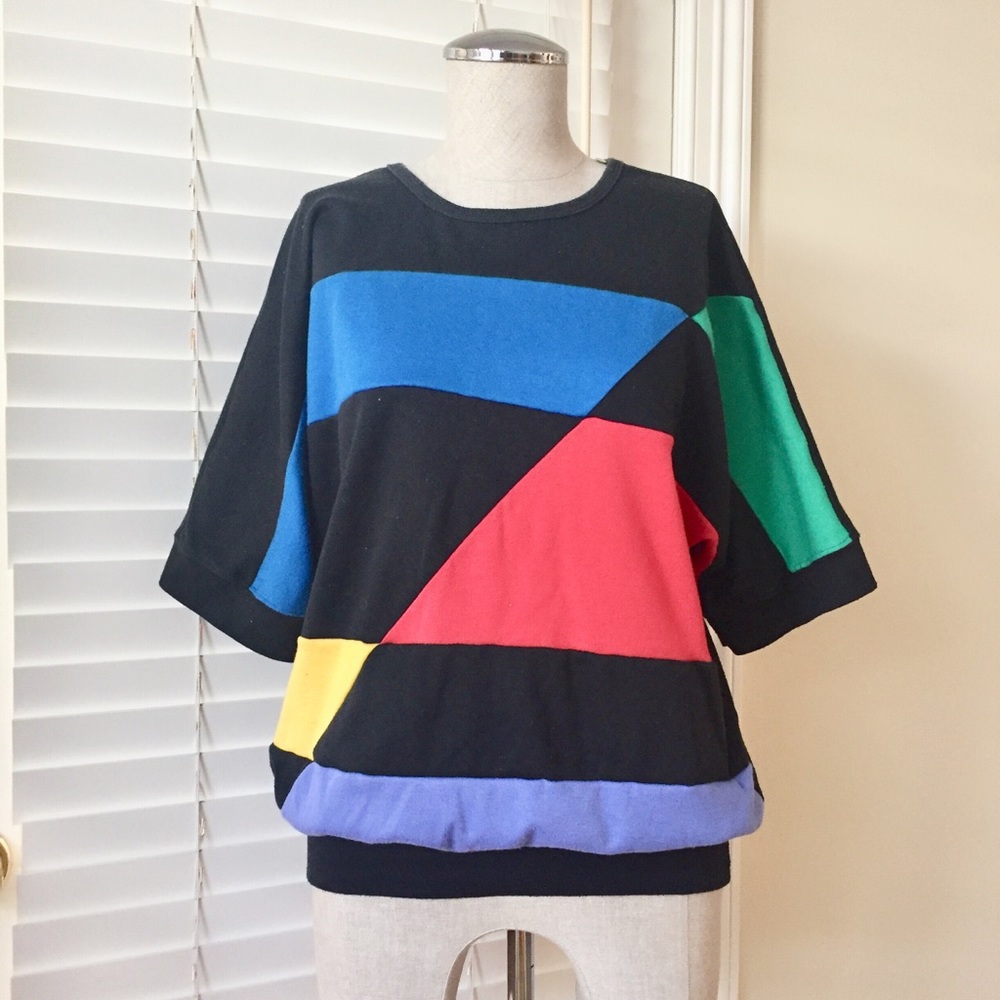 Vintage Run For Cover Funky Top